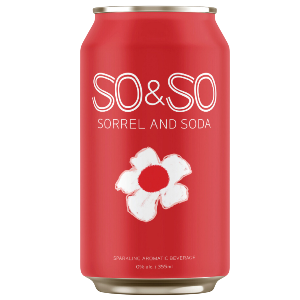 So&So Sorrel and Soda - Non-Alcoholic All Natural Sparkling